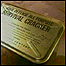 Lata de biscoitos encontrada no bunker