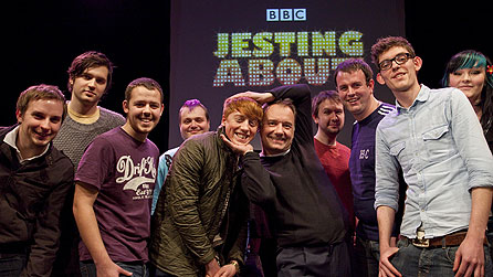 Bob Mortimer at the Jesting About launch