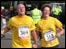 At the finish of the 2006 Swindon Half Marathon