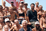 Alex Cook and the crew of the 'Endeavour'