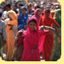 crowds in India