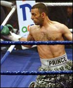 Naseem in action in the ring