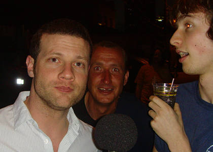 Dermot with his new friend, Ice Mike