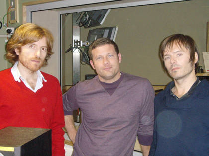Nicolas and Jean-Benoît of Air with Dermot.