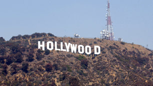 The Hollywood hills