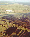 'Cobramist' site - The radar antennae can be seen 