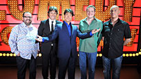 Justin Moorhouse, John Bishop, Michael McIntyre, Miles Jupp and Terry Alderton are in Blackpool for this week's Comedy Roadshow