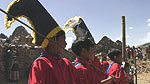 The team attend a festival in the village of Ran Ran, high up in the Andes.