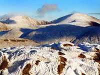 snow capped Donard, in the Mournes (M Johnston)