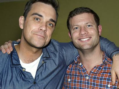 Robbie Williams joins Dermot in the studio for a chat