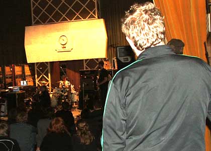 Huw watches Mogwai