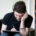 Concentrating hard on the Seven Song Shuffle