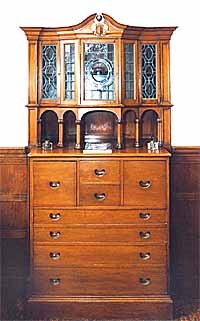 Very famous 1870s cabinet by George Walton