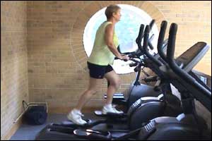 Woman exercising